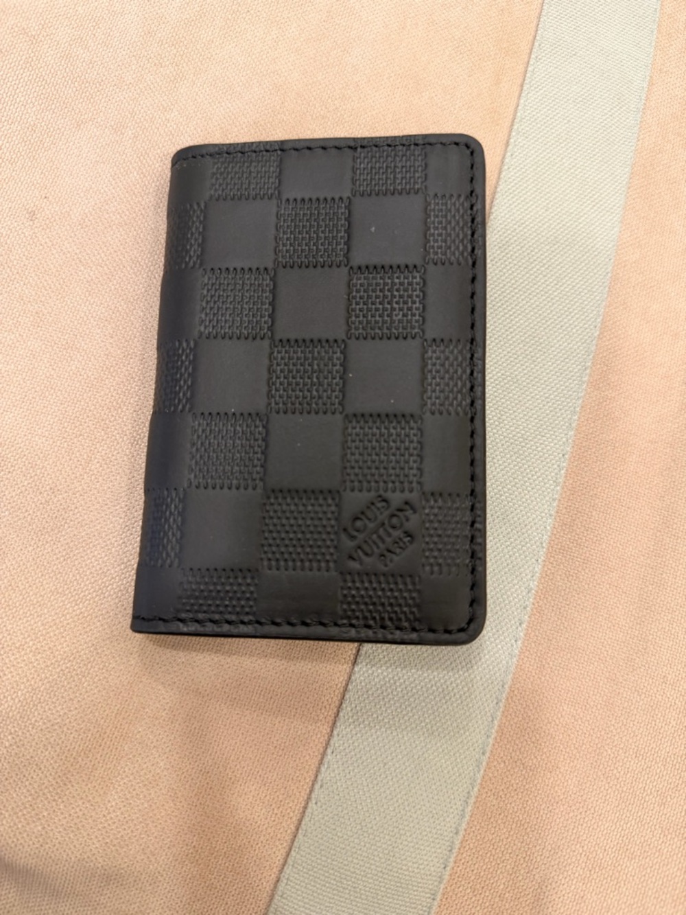 Louis Vuitton Black Damier Graphite Card Case